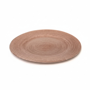Ensemble de dîner de plaque de chargeur en cuivre avec plaque et bols polis et chargeur et taille personnalisée au meilleur prix - Product Image 1