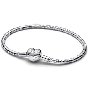 Braccialetto di vendita a caldo di diamanti a forma di cuore in <span class=keywords><strong>argento</strong></span> rame bianco <span class=keywords><strong>personalizzato</strong></span> e alla moda - Product Image 1