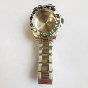 40mmGMTウォッチケースフィットNH34NH35NH36サファイアガラスオイスターブレスレットセラミックベゼルサイクロプス - Product Image 6