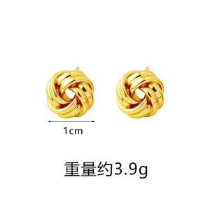 Boucles d'oreilles tendance, boucles d'oreilles de luxe léger, bijoux qui ne se décolorent pas - Product Image 3