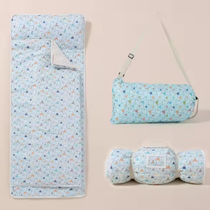 Alas Tidur Bayi Ramah Lingkungan dari Bahan Daur Ulang dengan Pola Kartun, Dapat Digulung, Dilengkapi Bantal & Selimut yang Dapat Dilepas - Product Image 2