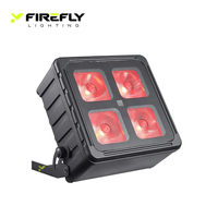 Projecteur LED à piles DMX512 sans fil 2.4G étanche IP65 4x20W RGBAW+UV pour événements de mariage