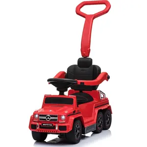 Baby Ride On Mainan Mobil Benz Berlisensi Elektronik Baby Walker Mendorong Mobil