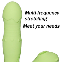 Vibrateur miniature pour femmes en gros, portable, télescopique, télécommande, vibration, succion, jouets sexuels pour adultes