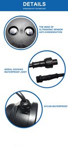 Thông minh TLC-2101Real-time không thấm nước siêu âm chỉ số mức độ hiển thị LCD báo động chất lỏng Màn hình bể nước - Product Image 6