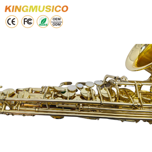 Gold Lacquer Eb Alto Saxophone, <strong>Classic</strong> Brass Body with Shell Inlay Keys, Smooth Response <strong>Sax</strong> for Students &amp; Bands OEM Wholesale - Product Image 2