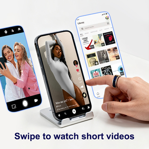 Monitor de Salud del Sueño, Contador de Calorías, Distancia, Rastreador de Actividad Física, Pantalla Táctil <span class=keywords><strong>LED</strong></span>, Anillo Inteligente con Estuche de Carga - Product Image 2