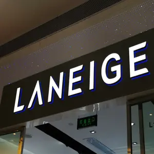 Enseigne lumineuse led işareti ışık özel iş işareti mağaza ön işareti 3d logo frontlit mektup led kanal mektup tabela