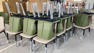 Hiện đại sang trọng bằng gỗ sồi trắng ăn uống đặt 72 cái ghế ăn đồ nội thất bàn ăn 12 ghế đặt 4 chỗ - Product Image 2