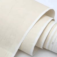 Rollo de Adhesivos de Papel de Resina de Melamina con Grano de Madera Grueso Personalizado, Películas para Muebles de 0.12mm, Renovación de Muebles Modernos