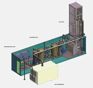 Storage Vessel Liquid Oxygen Nitrogen Argon Cryogenic Tanks