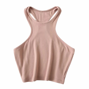 <span class=keywords><strong>2022</strong></span> nueva llegada Racer Vest Ins Trend estilo europeo y americano corto sin mangas mujeres Crop Tank Top - Product Image 3