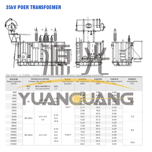 Transformador de Potencia de Baja Pérdida con Bobinado de Cobre IEC de 35kV 6MVA <span class=keywords><strong>12MVA</strong></span> 18MVA para Subestaciones Rurales - Product Image 2