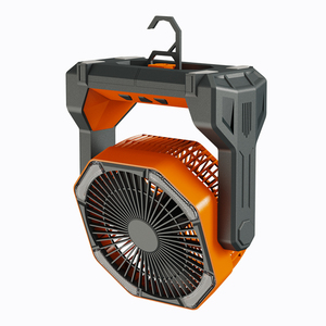 Ventilateur de camping rechargeable 2025 Ventilateur debout extérieur Ventilateur USB de camping avec lumière LED - Product Image 3