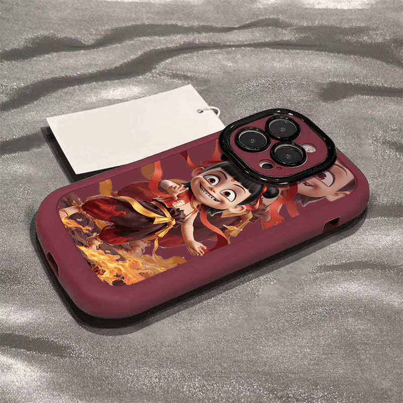 Sdd001157puff เปลือก DK-Burgundy-Nezha เจ้าชายที่สาม