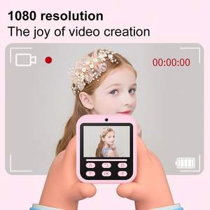 Appareil photo instantané pour enfants, mini appareil photo numérique rechargeable 2,4 pouces, zoom optique 7,1x-16x, pixels HD, matériau ABS, emballé - Product Image 6