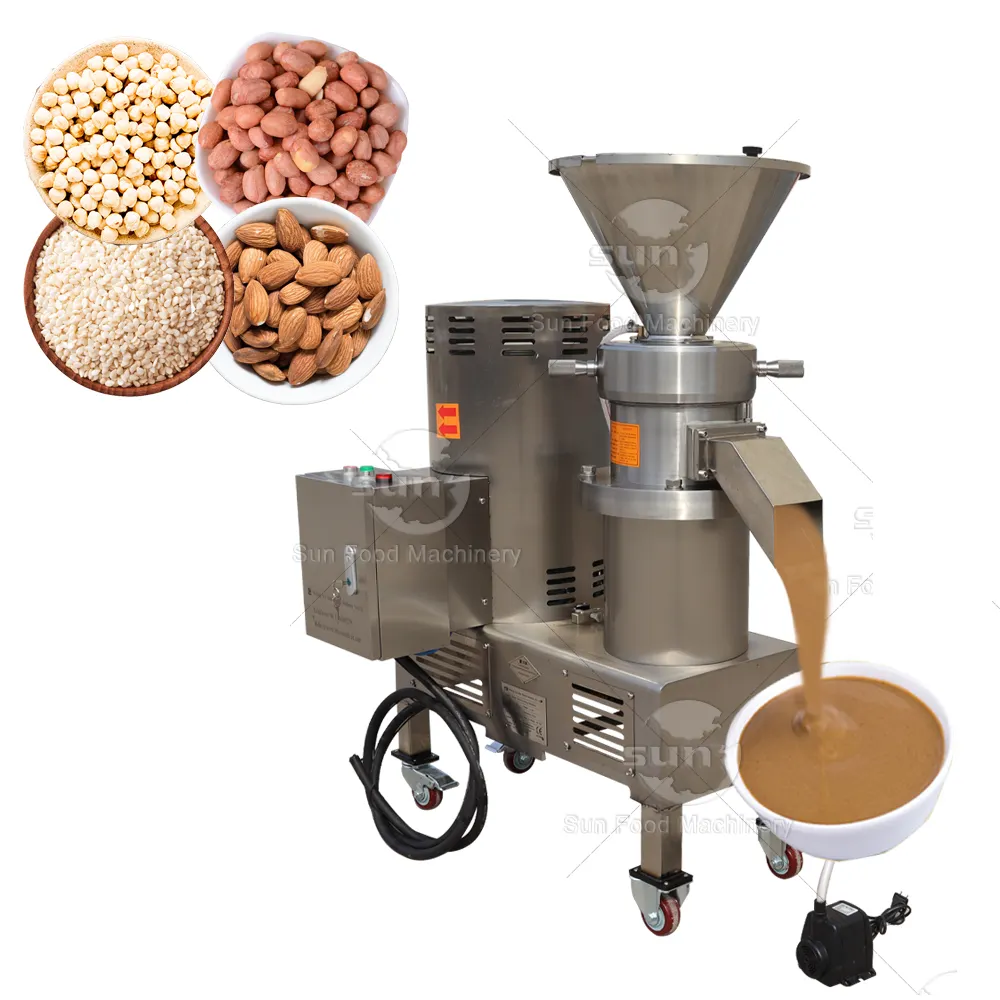 Commercial sale nut paste making machine mini peanut butter grinding machine