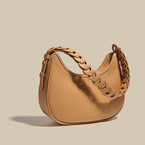 <span class=keywords><strong>Borsa</strong></span> a Tracolla da Donna in Vera Pelle <span class=keywords><strong>di</strong></span> Vacchetta, Vendita all'Ingrosso - Product Image 3