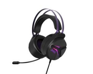 Jedel <strong>Double</strong> Headband RGB Gaming Headset USB Wired Over Ear Game Headphones With Noise Cancelling Microphone for <strong>PC</strong> PS4 PS5 Xbox - Product Image 4