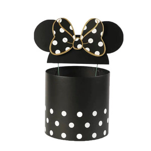 Caja <span class=keywords><strong>de</strong></span> regalo con diseño clásico <span class=keywords><strong>de</strong></span> <span class=keywords><strong>Mickey</strong></span>'s Love, caja redonda <span class=keywords><strong>de</strong></span> flores con lazo - Product Image 1