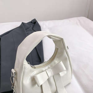 กระเป๋าสะพายข้าง PU หรูหราสำหรับผู้หญิง, กระเป๋าสะพายไหล่ลำลองอเนกประสงค์แบบใหม่, กระเป๋าถือรูปโบว์ - Product Image 6