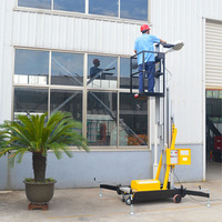 Plateforme élévatrice monomât 4-10m en alliage d'aluminium durable pour véhicules et applications domestiques