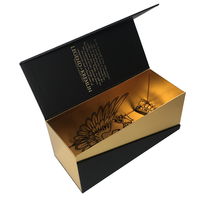 Cajas rígidas de materiales reciclados personalizados con laminación mate y estampado para té, cerveza, whisky, bebida energética, caja de vino, embalaje