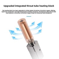 QIDI X-Max3/Plus3 Upgrade Ceramic Hot End Hardened Steel Nozzle Aksesori Printer 3D