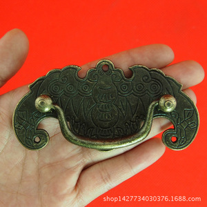 Antique Durable Drawer Handle 96x48mm Zinc Alloy Traditional Bat Shape Furniture Pull for Drawer - Product Image 4