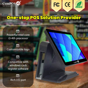 레스토랑용 올인원 윈도우즈 슈퍼마켓 POS 시스템, 선택 가능한 지능형 터치스크린 POS 캐시 레지스터 - Product Image 3