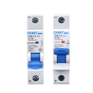 Disjoncteur miniature NB1Z-63 1P C10A, 2P, dédié aux batteries de voiture, 60 Volts, interrupteur à air MCB - Product Image 2