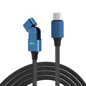 360&deg;Rotation <strong>Magnetic</strong> <strong>Charging</strong> <strong>Cable</strong> 3 in 1 <strong>Magnetic</strong> <strong>Charging</strong> Cord Compatible with Mirco USB Type C Smartphone - Product Image 5
