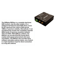 SDRPlay RSPduo Software Defined Radio Full Mode Dual Tuner SDR Receiver Spectrum Analyzer