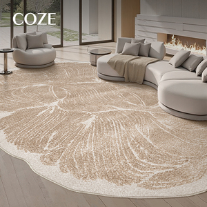 พรมขนสัตว์ขนาดใหญ่สำหรับห้องนั่งเล่นและห้องนอน มีให้เลือกขนาดและสีตามสั่ง - Product Image 2