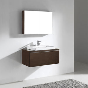 American 36 Inch Flat Pack Shaker <strong>Ready</strong> <strong>Made</strong> Stainless Steel <strong>Bathroom</strong> Vanity Cabinet - Product Image 4