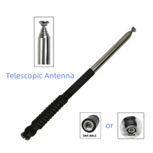 เสาอากาศวิทยุแบบยืดหดได้ VHF136-174MHz 3.5dBi สำหรับวิทยุสื่อสารแบบพกพา พร้อมขั้วต่อ BNC - Product Image 1