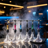 Embouts modernes en aluminium dépoli pour accessoires de chicha