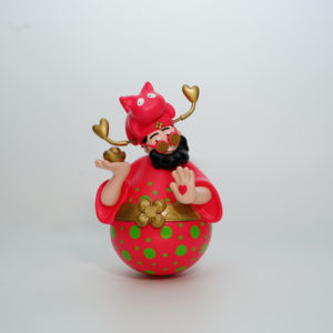 Hoge Kwaliteit Schattige Verschillende Grootte Tumbler Decoratie Ontvangst & Gift Ip Tumbler Vier Geluk God Van Rijkdom - Product Image 3