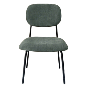 Échantillon Gratuit - <span class=keywords><strong>Chaise</strong></span> de Salle à Manger Moderne de Luxe Nordique Contemporaine avec Pieds en Métal Rembourrés et Dossier en Velours pour <span class=keywords><strong>Cuisine</strong></span> - Product Image 2
