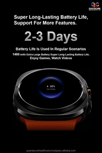สมาร์ทวอทช์ 2025 AX01 U8 Ultra Android GPS AMOLED พร้อมกล้อง หน้าจอ 1.5 นิ้ว ความละเอียด 480*480 หน่วยความจำ 3GB+32GB รองรับ 5G GPS SIM VoLTE ระบบ Android - Product Image 5