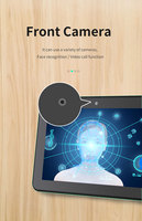 Tablette murale Android 12 de 10 pouces pour maison intelligente, 4+32 Go, PoE, Zigbee, NFC, éclairage LED ambiant pour panneau d'automatisation domestique