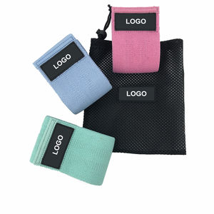 Ensemble de bandes de résistance-Bandes d'exercice Booty & Legs, bandes extensibles en tissu anti-dérapant pour femmes/hommes <span class=keywords><strong>à</strong></span> <span class=keywords><strong>la</strong></span> <span class=keywords><strong>maison</strong></span> Fitness ou Gym-3 niveaux - Product Image 3