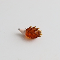 Figurine d'animal en verre au chalumeau Miniature pour la décoration de la maison Singe Buffalo Hedgehog