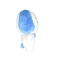 Peluches interactives promotionnelles en gros, chien bleu en peluche, 10 cm, petite taille, jouet animal en peluche chiot