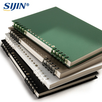 Carnet à spirales personnalisable A4/B5/A5, couverture détachable et confortable, fournitures scolaires pour étudiants