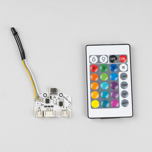 Sunssy RGB <strong>Colorful</strong> <strong>LED</strong> Table Lamp 5V Dimmable <strong>and</strong> Touch-Control USB Powered 3W <strong>Light</strong> <strong>Source</strong> with Panel Control Board - Product Image 2