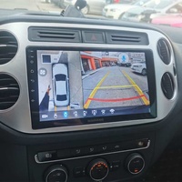 MAIHANG untuk Bingkai Kamera Panorama 360 Derajat ABS Clip-On untuk Mobil, Fascia Bodykit Pemutar DVD dengan Bantuan Mundur