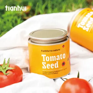 Tianhui Latas selladas compuestas Recipiente redondo Contenedores de embalaje de semillas de tomate
