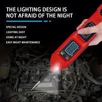 823 Smart Car Circuit Tester Pantalla LED de voltaje Alimentado por USB Versión de software más nueva Compatible 3,5-36V DC Analizador de vehículos