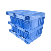 Caisse en plastique HDPE écologique de grande capacité 1200*1000 de fabrication originale pour fruits et légumes avec bouchon d'eau